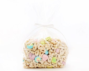 Download Free Bag of Lucky Cereal Styled Photo, Styled Stock Photography, Party Styled Mockup, Cereal Styled Photo, White Ribbon, Cereal Bag Display - 028 PSD Template