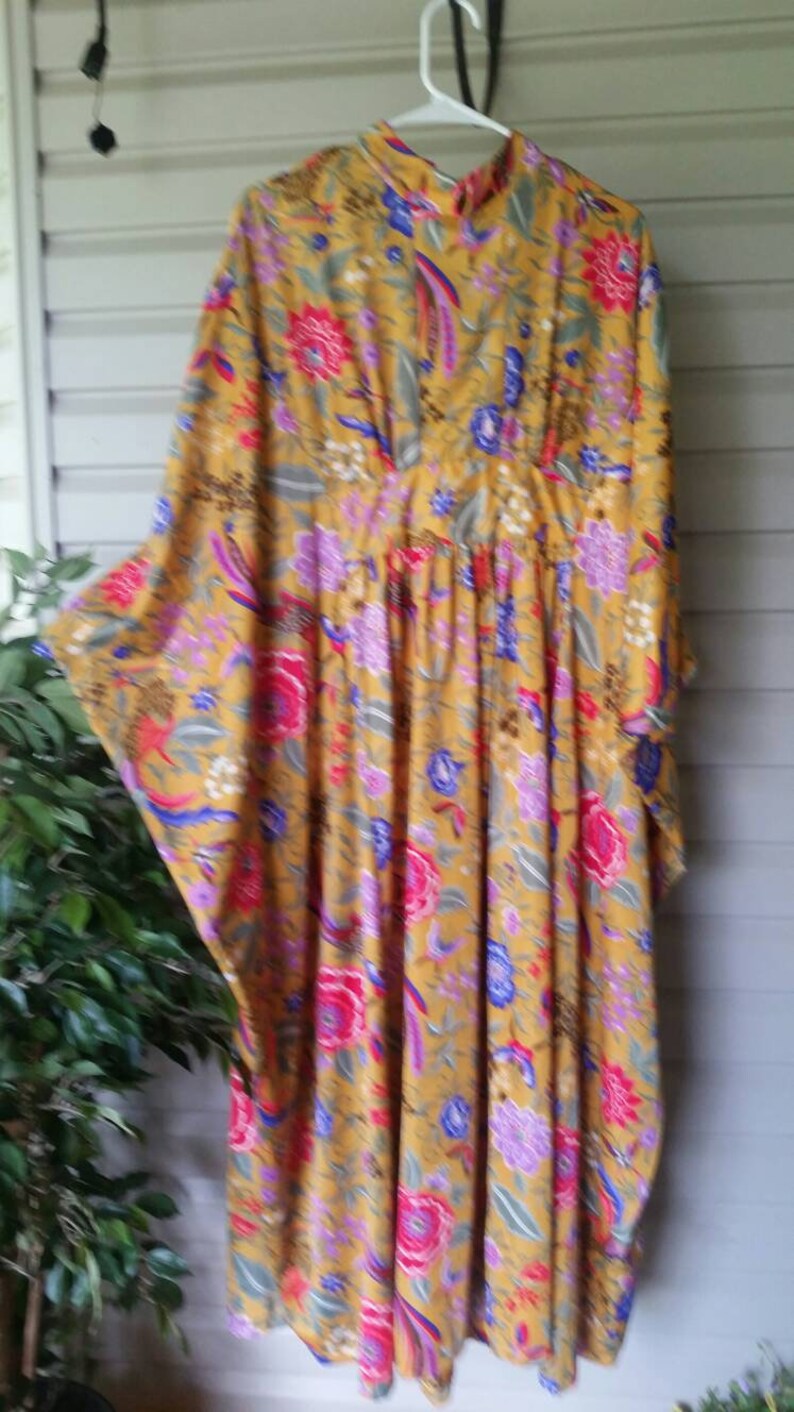 batwing kaftan dress