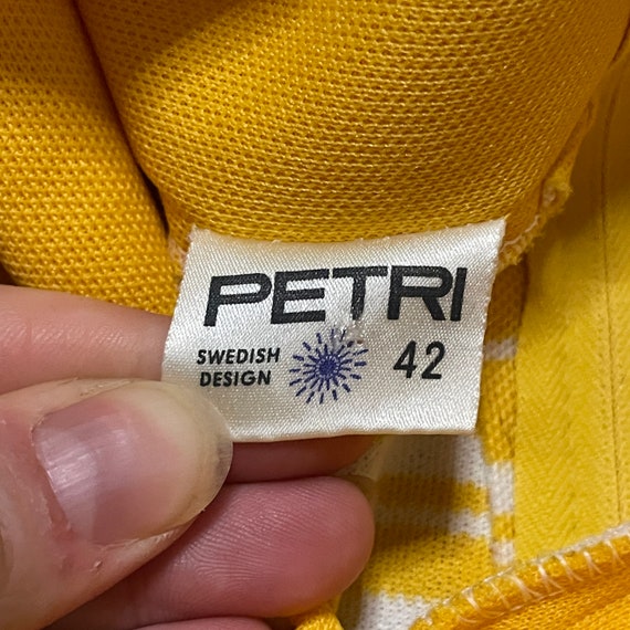 70s Petri Swedish Design Scandanavian Yellow Turt… - image 8