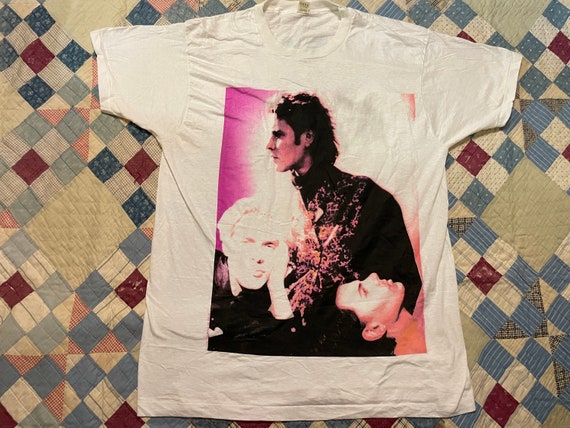 Vintage 80s Duran Duran London White T-shirt / 19… - image 1