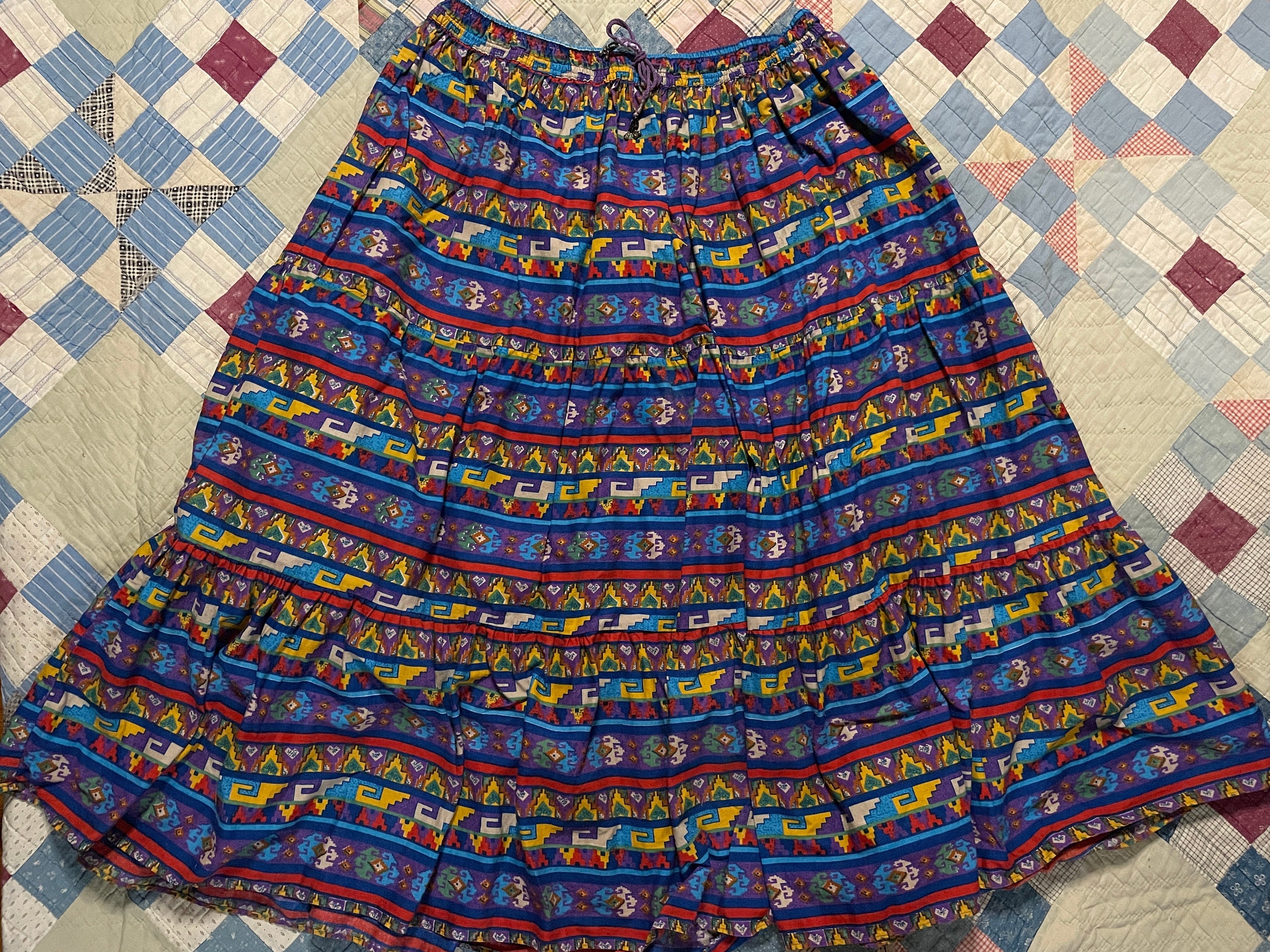 オンライン購入 PHOOL 70´s vintage Indian cotton skirt レディース ...