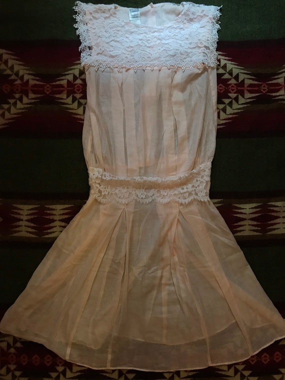 Vintage Petite Gunne Sax Lace Dress 1970s 1960s Je