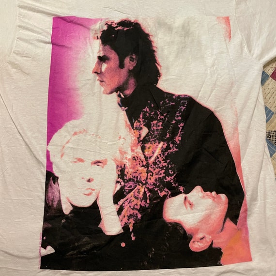 Vintage 80s Duran Duran London White T-shirt / 19… - image 2