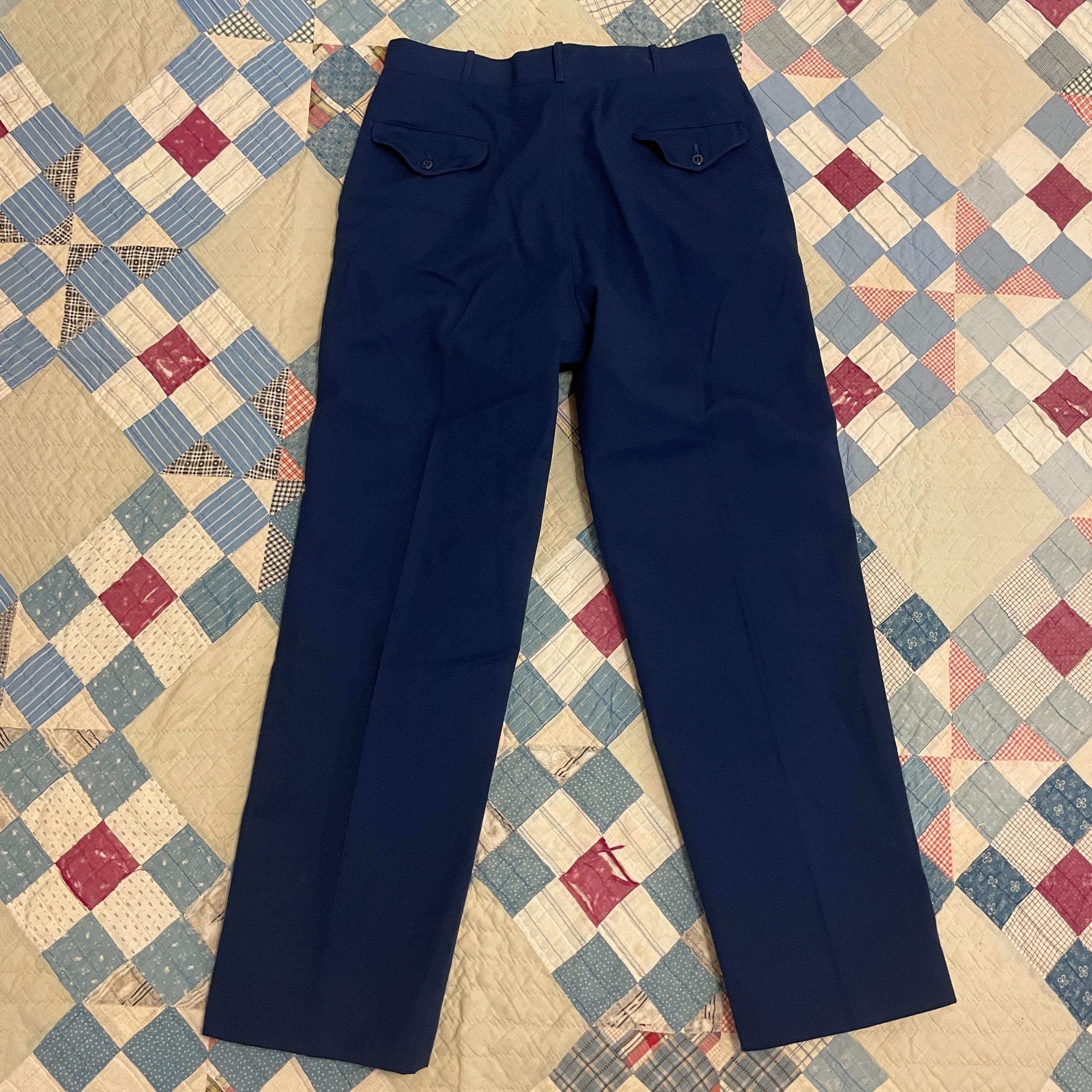 パンツ 60s us army USMC Wool Gabardine trousers Vintage USMC Wool Gabardine Trousers: 1960s Military Issue