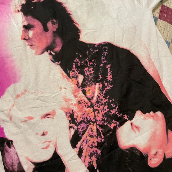 Vintage 80s Duran Duran London White T-shirt / 19… - image 6