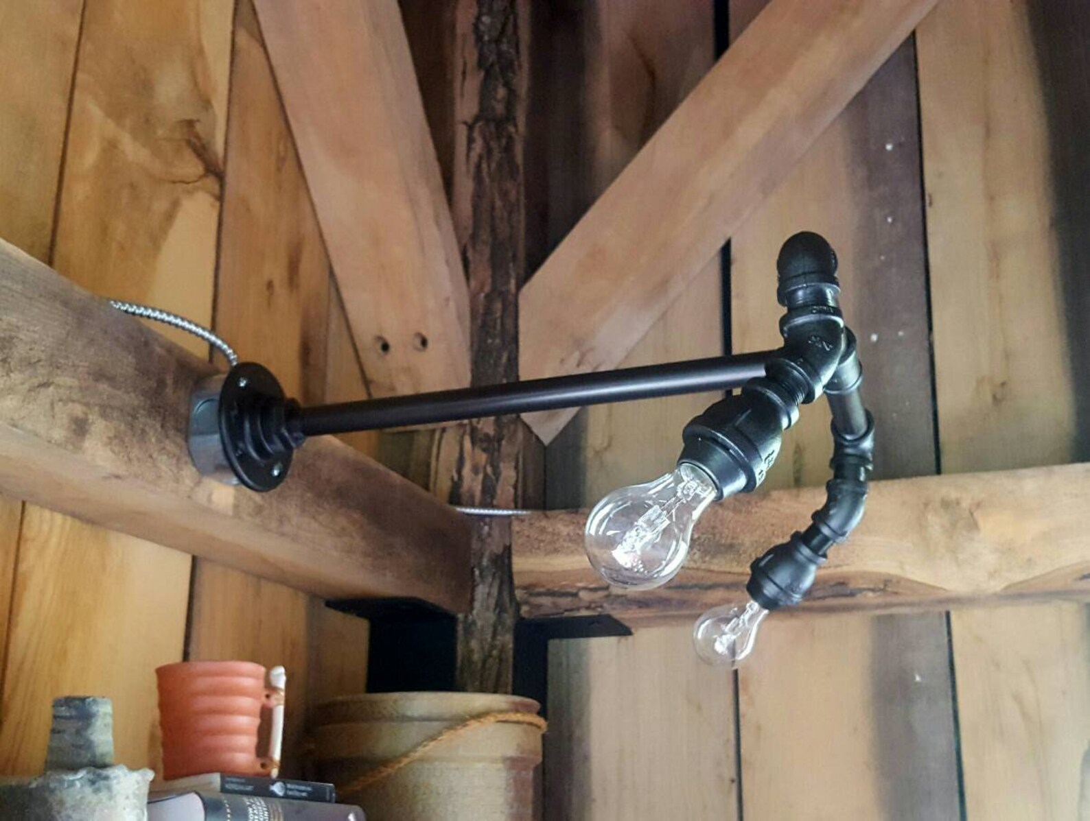 Rustic Industrial Track Lighting Wall Spot Lighting UL Etsy