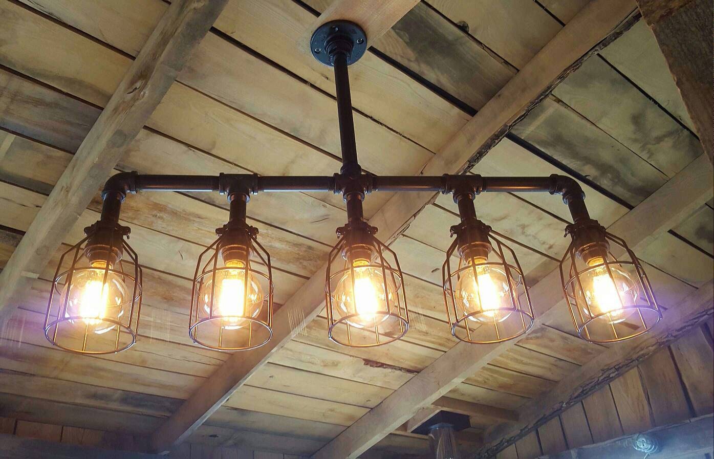 Industrial Lighting Chandelier UL LISTED Rustic Lighting - Etsy Industrial Lighting Chandelier UL LISTED Rustic Lighting - Etsy