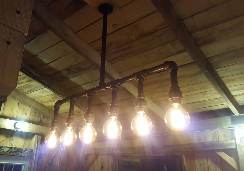 Rustic Industrial Lighting Pool Table Light UL LISTED Modern Etsy