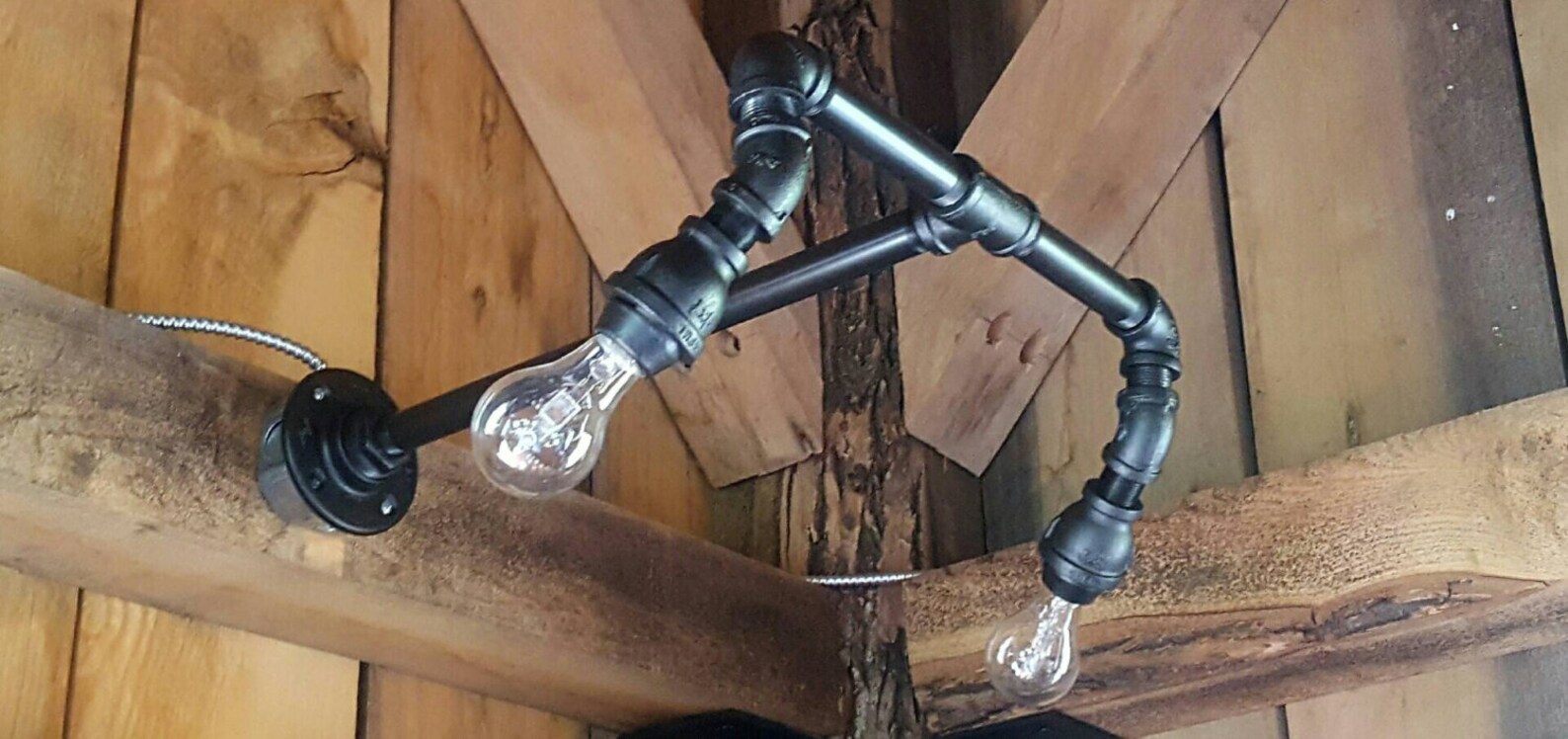 Rustic Industrial Track Lighting Wall Spot Lighting UL Etsy