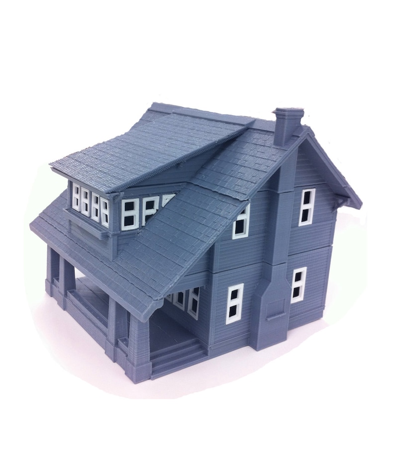Miniature Sears Kit House, 3D Printed , Sunbeam Model, Bungalow, Sears