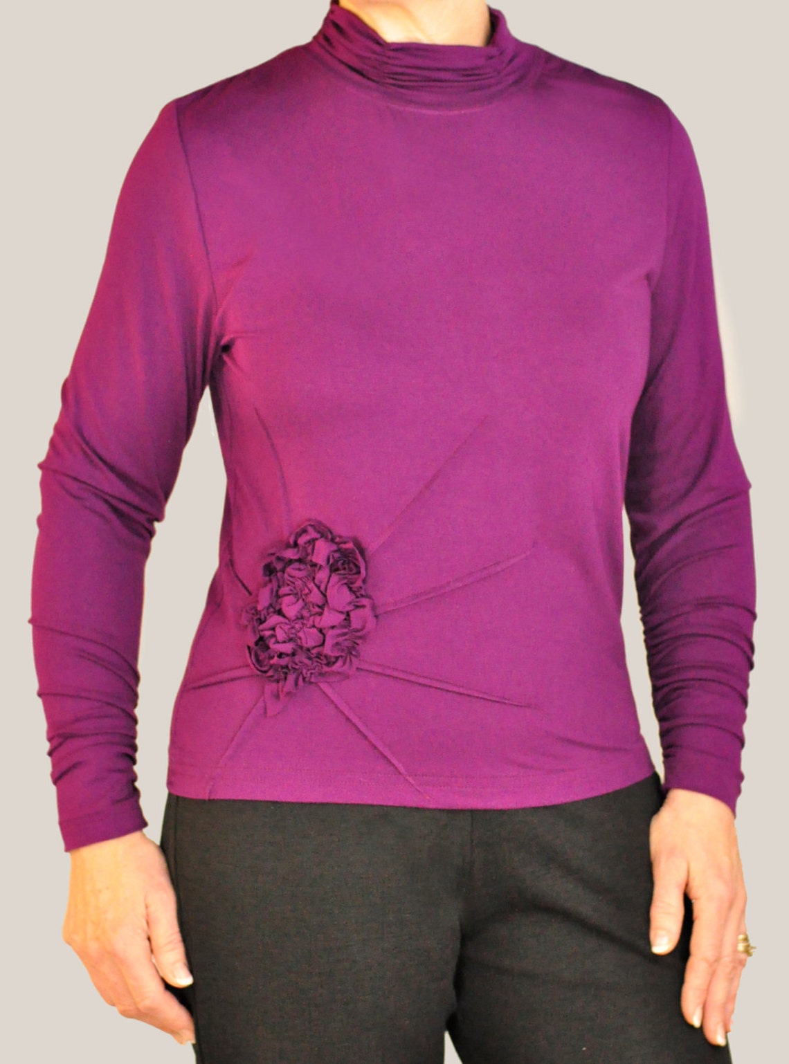 Shirring Knit Top Pattern PDF Instant Download Sewing Etsy