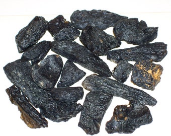 Indochinite Tektite Crystal Stones - Transformation - Ascension - Enlightenment - Anxiety Relief- Confidence- Personal Will- Self Discipline