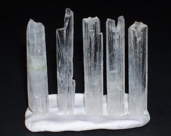 Natrolite - Synergy 12 - Raw Natural Rough Natrolite - Approximately 1-1.25 in. L, .25-.50 in. W