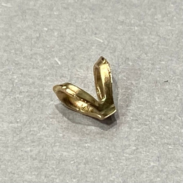 14K Solid Gold Y-Shape Jewelry/Pendant Bail - Yellow Gold - 14K Gold Findings for repairs and jewelry making