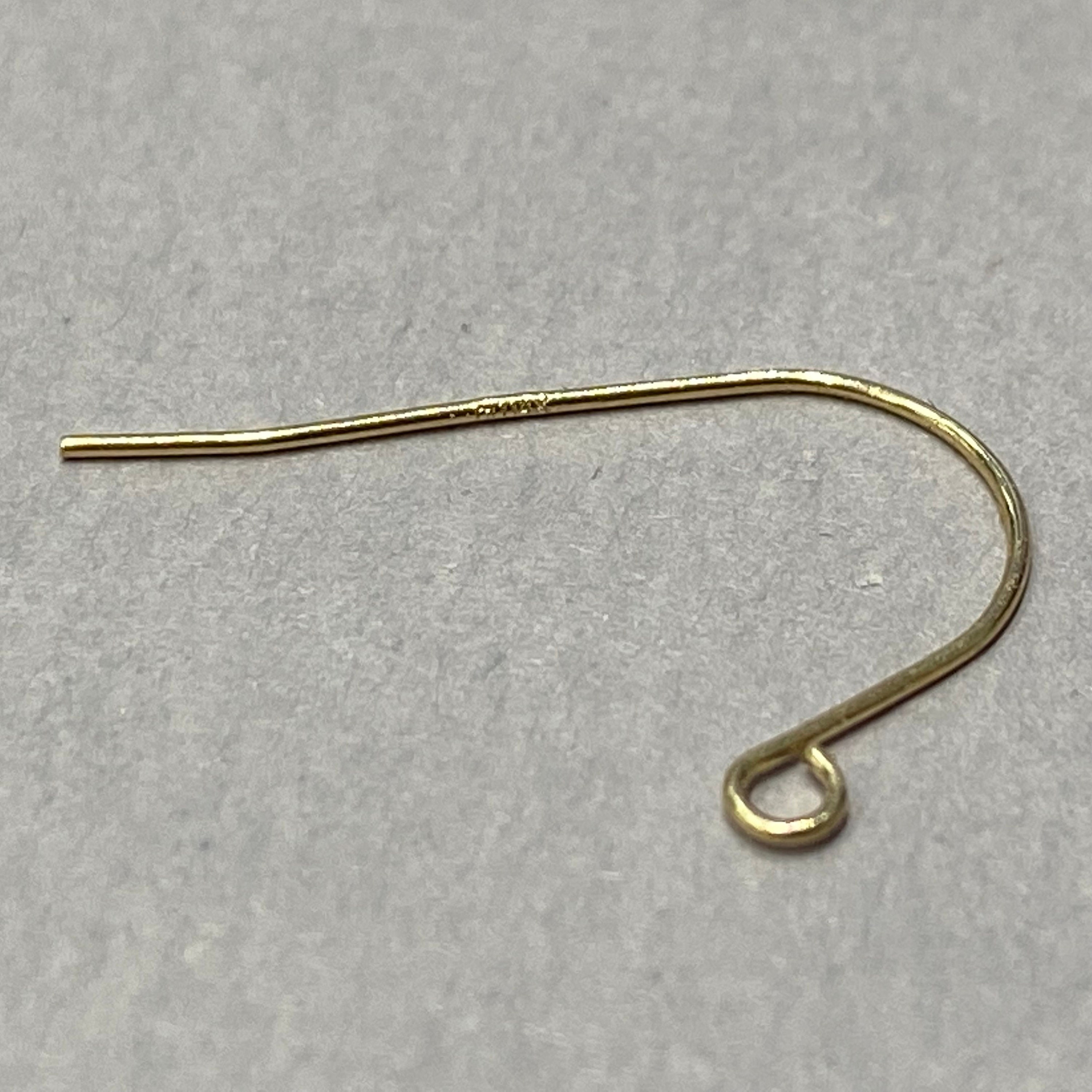 Solid Gold French Ear Hooks 