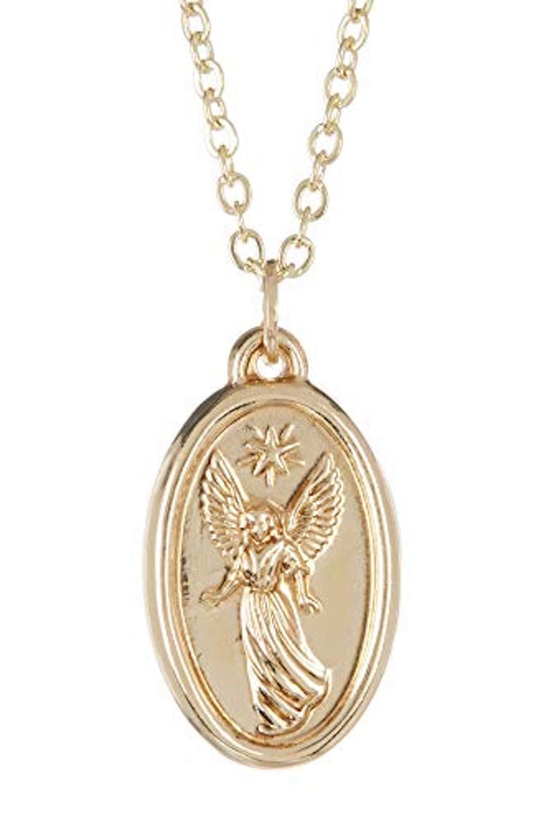 14K Yellow Gold Religious Medallion Pendants in 14K Gold DC Etsy