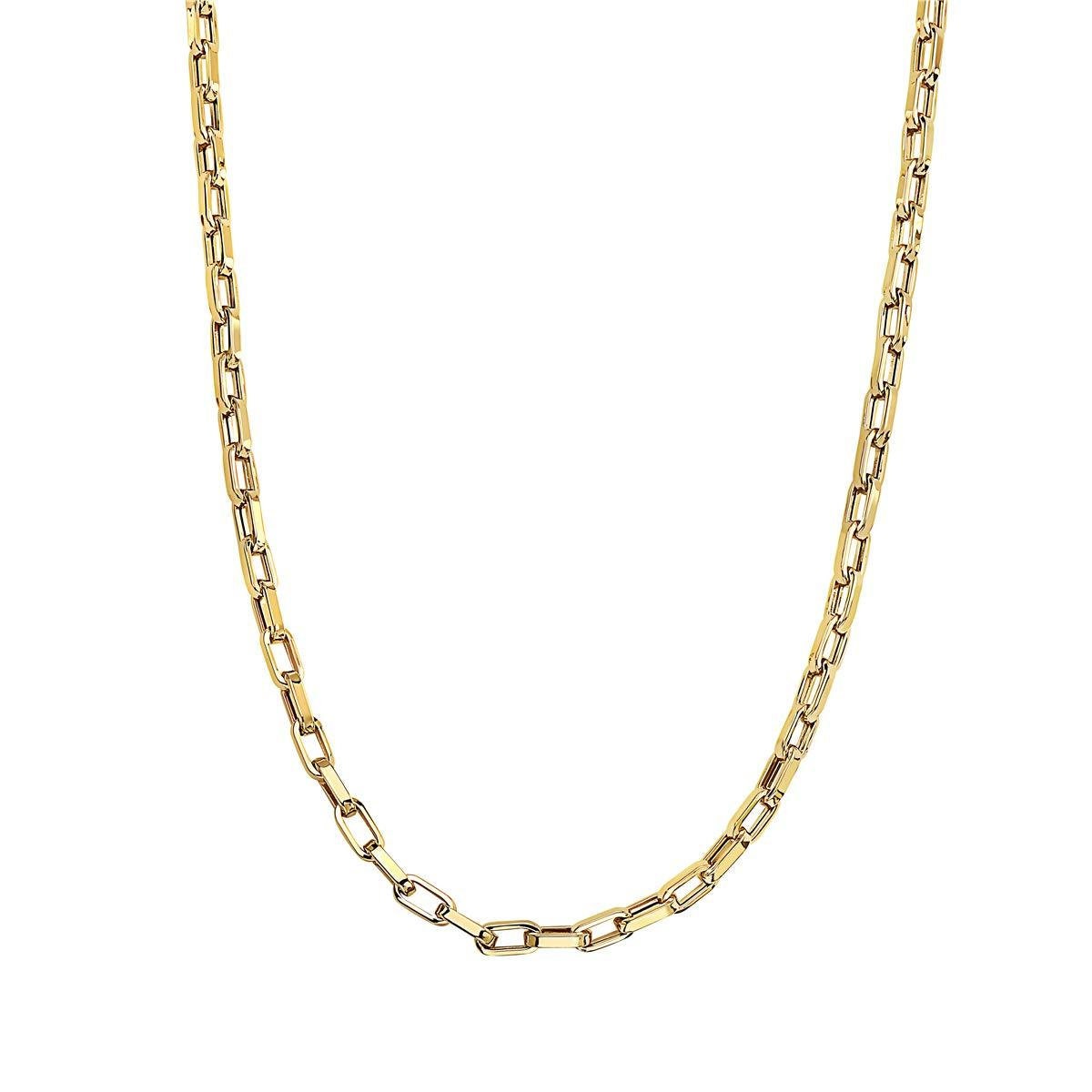 10K Solid Gold Thick Anchor Chain Necklace for Men 5mm Thick Etsy