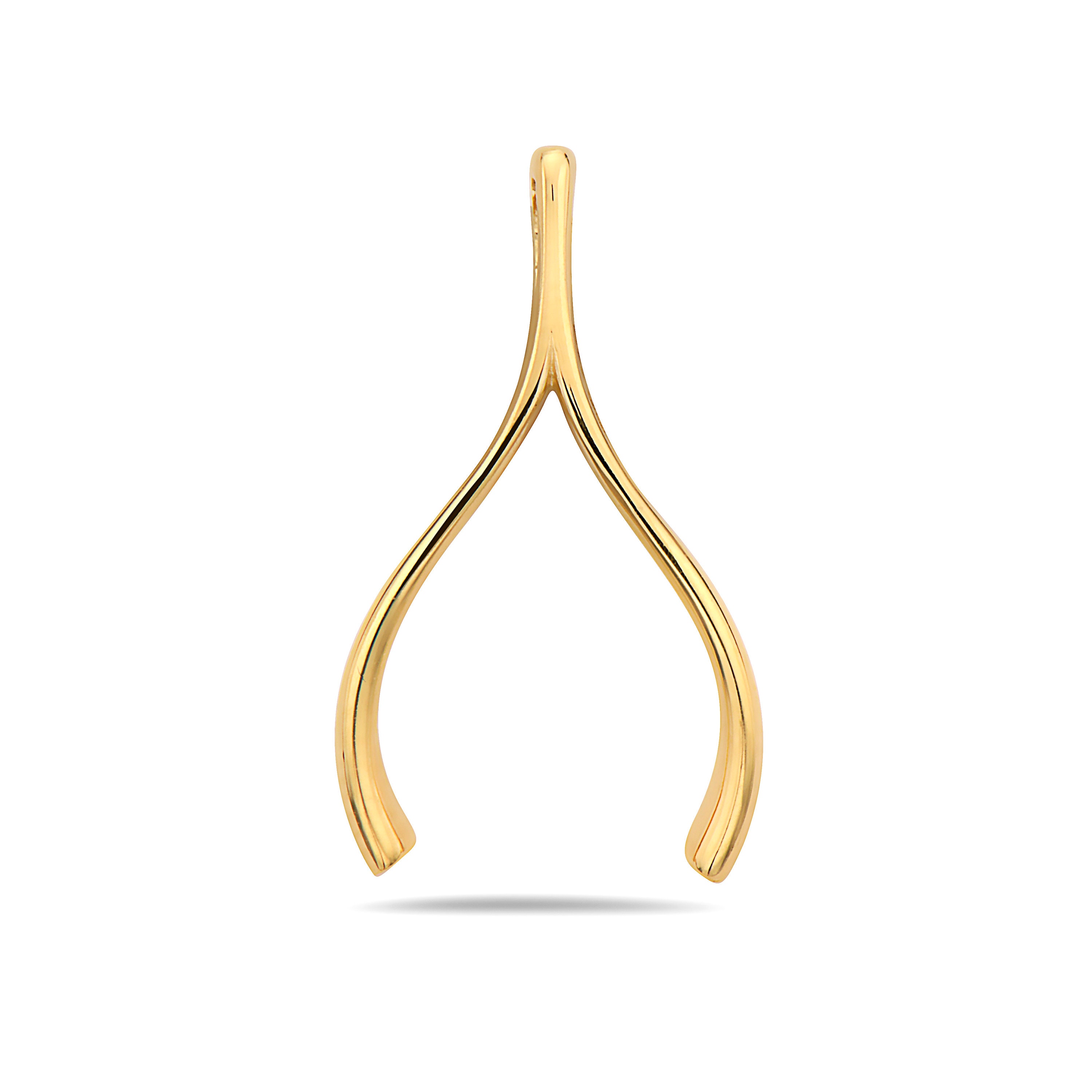 Gold Wishbone Necklace | SHAZOEY Australia
