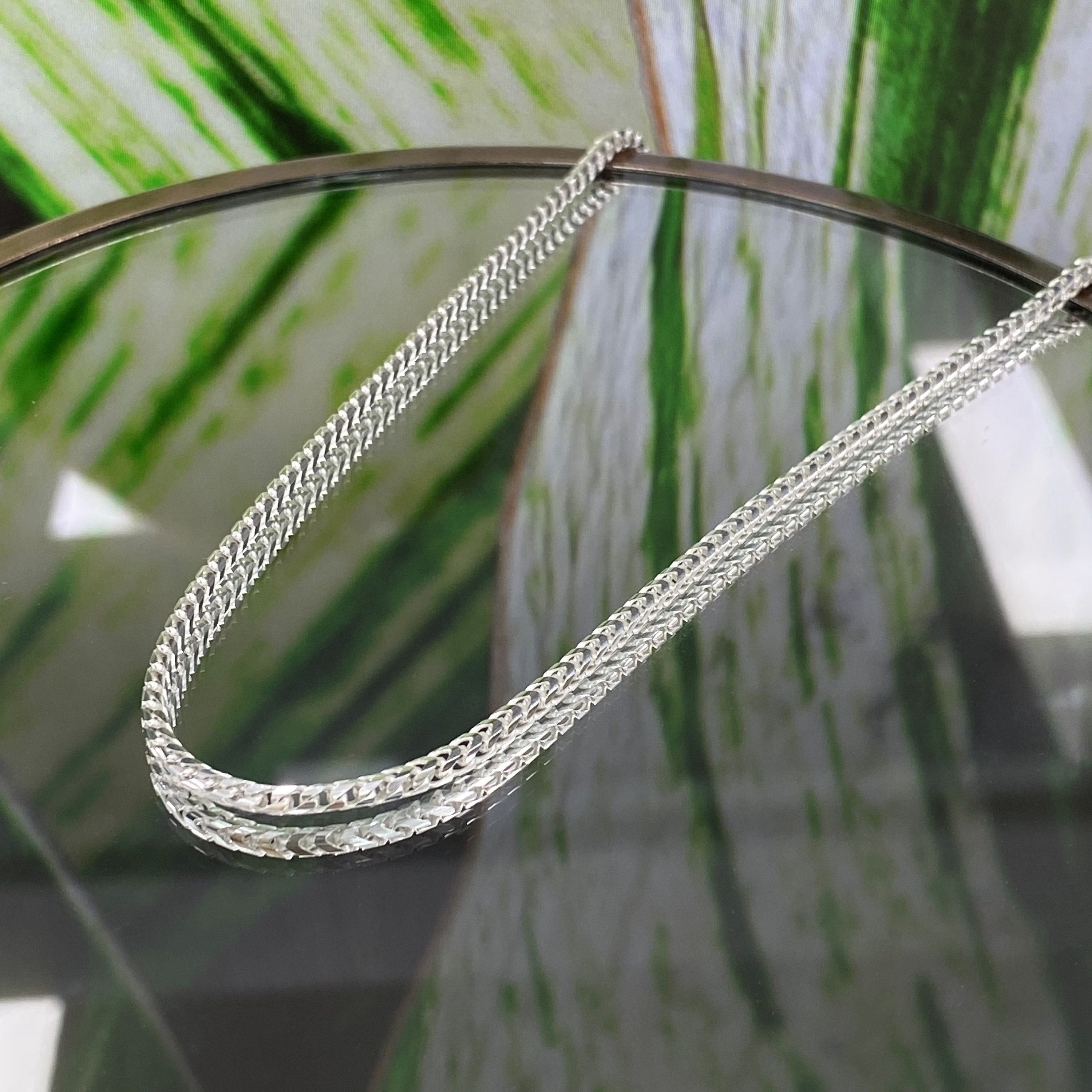 925 Solid Sterling Silver Franco Chain 