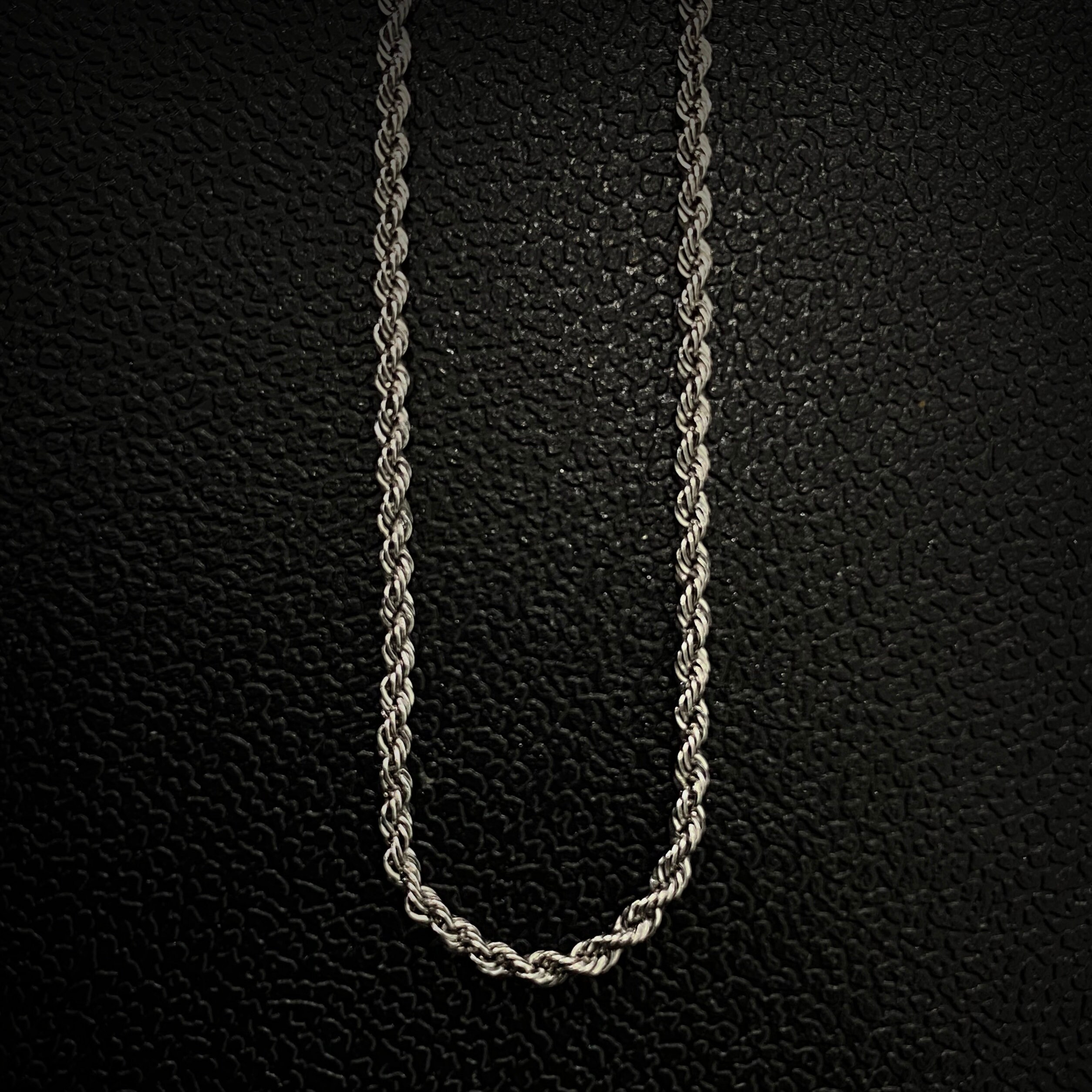 Platinum Rope Chain  Rope chain, Demi fine jewelry, Chain