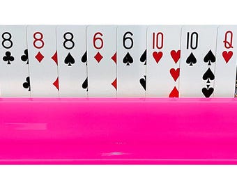 Canasta card rack