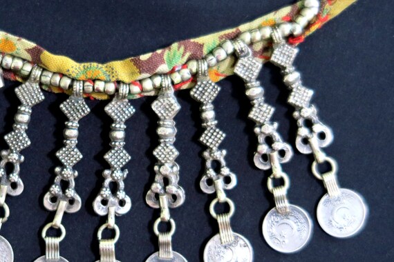 VINTAGE AFGHAN NECKLACE - Traditional Kuchi Choke… - image 3