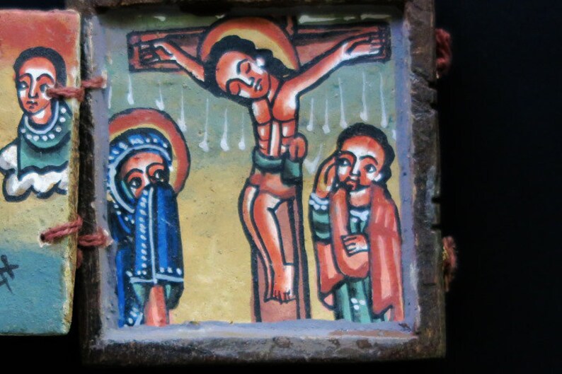 WOODEN ETHIOPIAN CROSS Collectible DoubleFolding Ethiopian Etsy