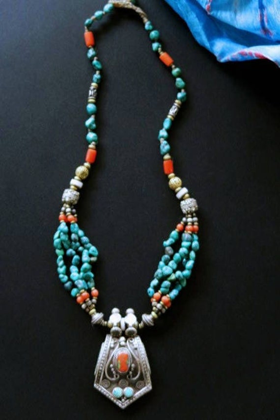 Vintage tibetan jewelry deals