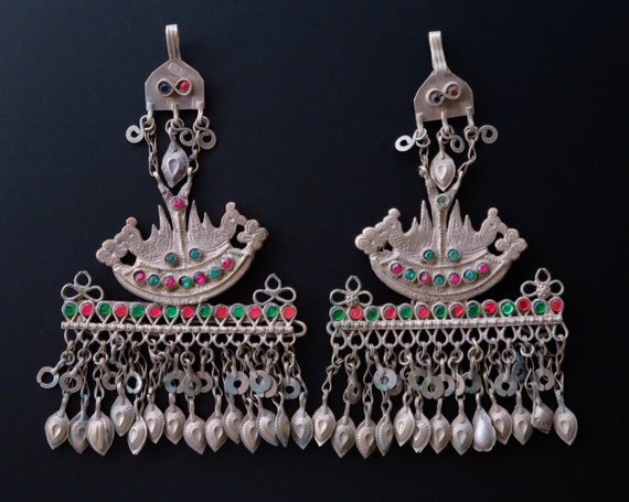Details about / Vintage Hazara Afghan Tribal Hair Clip Barrette #6902