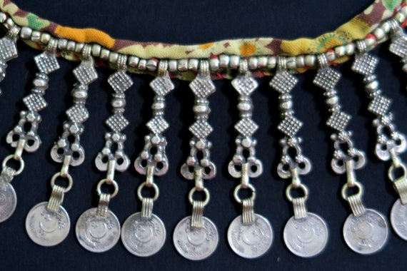 VINTAGE AFGHAN NECKLACE - Traditional Kuchi Choke… - image 2