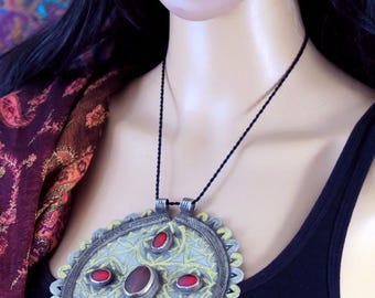 Collectible Lot of Antique Silver Turkmen Jewelry - Handmade