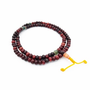 Yak Bone Mala 108 Beads 7mm x 6mm Necklace Bracelet Mantra Yoga Meditation Prayer Mala Artisan Handcrafted Fashion Jewelry