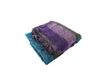 Himalayan Wool Soft Throw Blanket Couch Travel Yoga Camping Lightweight Blanket Yak Wool Blend