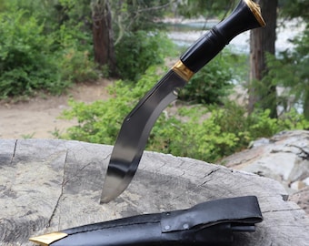 Service Khukuri Gurkha Blade Hand Forged Outdoor Recreation Camping Bushcraft Tool