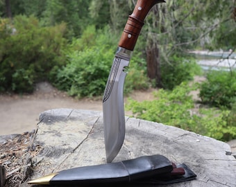 Sirupate Khukuri Traditional Household Jungle Knife Hand Forged Outdoor Recreation Camping Bushcraft Tool