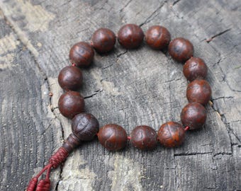 Bodhi Bracelet Phoenix Eye Beads Buddha Chitta Bodhi Seed 12mm Spiritual Bracelet