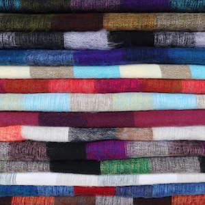 Yak Wool Throw Blanket Himalayan Wool Couch Travel Yoga Camping Lightweight Blanket Yak Wool Blend