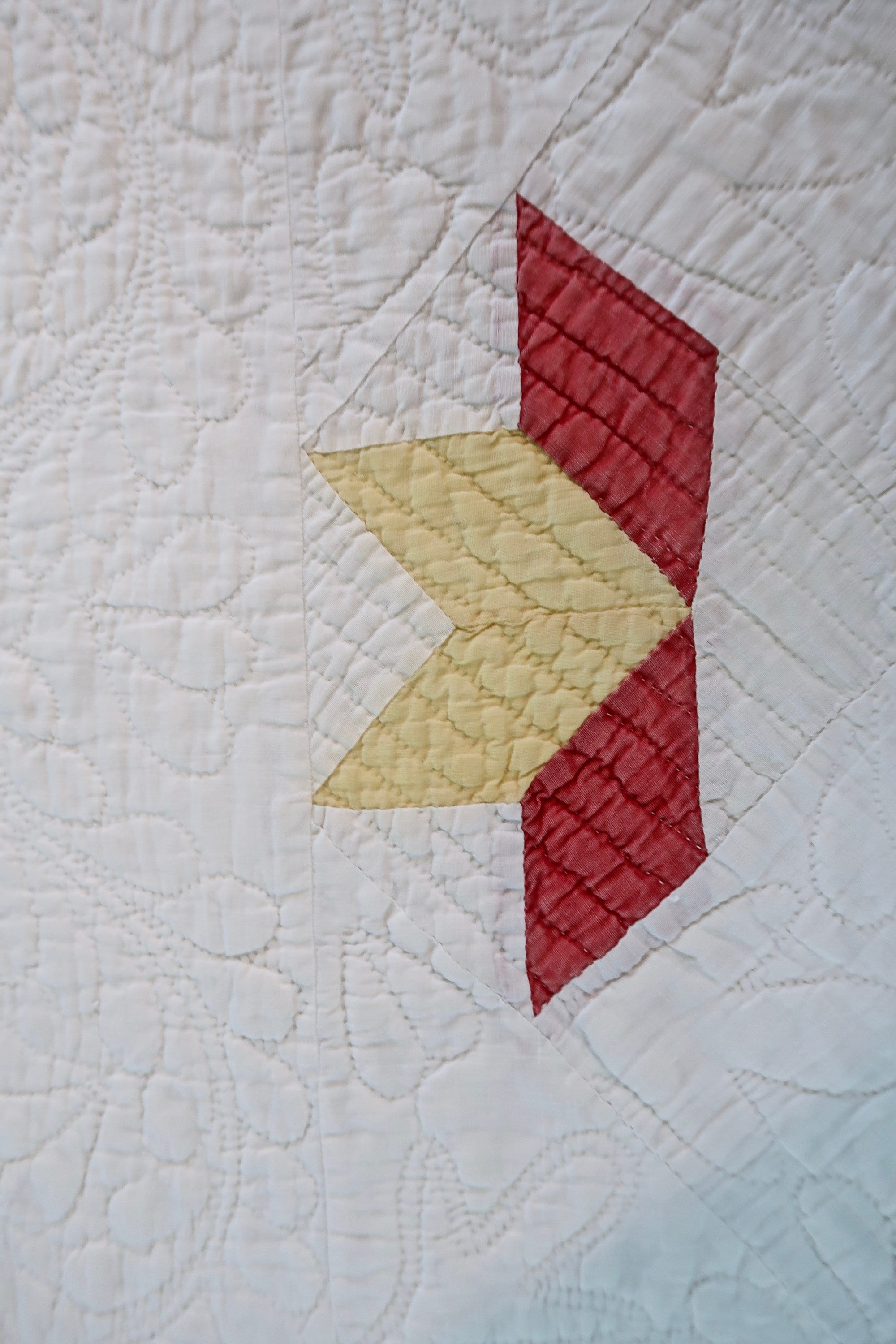 Carolina Lily Antique Quilt With Turkey Red and Yellow - Etsy