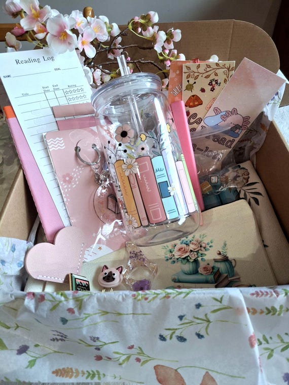 Deluxe Bookish Mystery Box - Reader gift box - book lover surprise pack