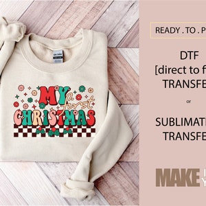 My Christmas Holiday | DTF TRANSFER | SUBLIMATION | Ready To Press | Christmas Retro| Christmas T-shirt Transfer