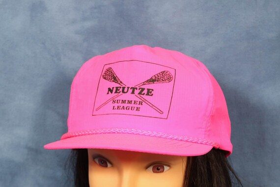 hot pink baseball cap