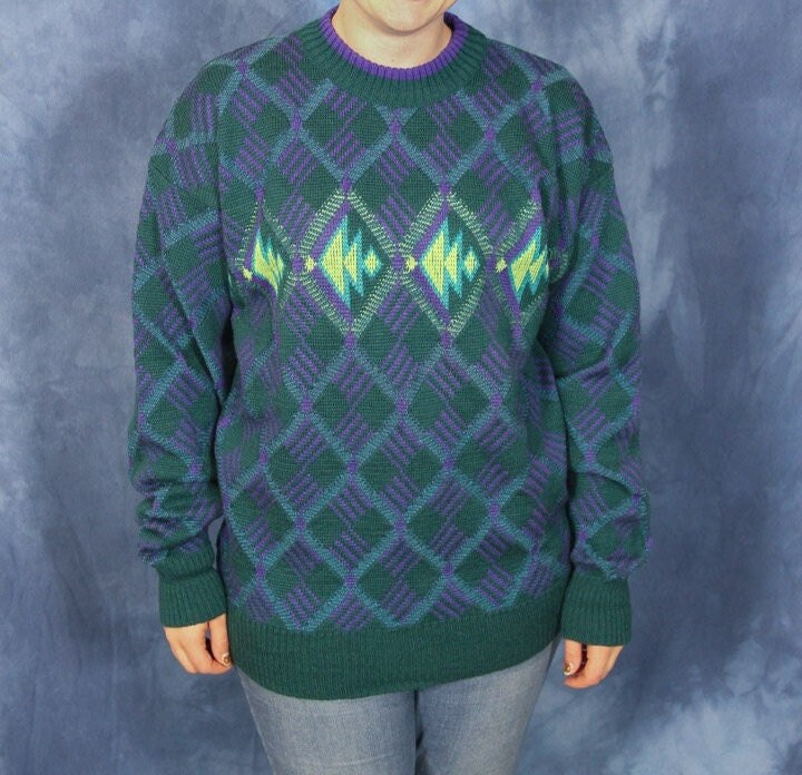 Vintage 80s Sweater // JD Sun Valley 