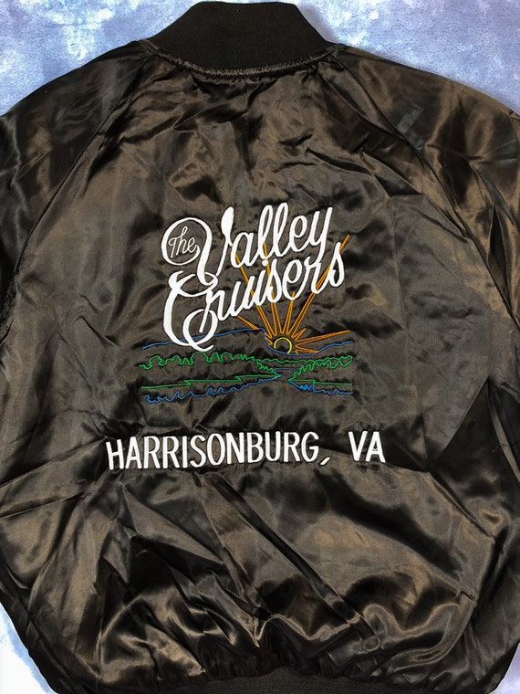 Vintage Harrisonburg Virginia Silky Bomber Jacket