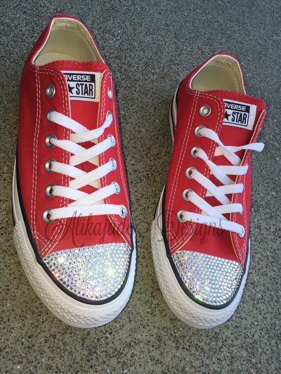 how many swarovski crystals to cover converse