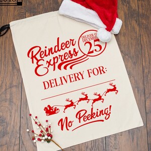 Santa Sack Svg, Reindeer Express Svg, Santa Bag Svg, Christmas Svg, Toy Bag Svg, Gift Bag Svg, Santa Mail Svg, PerfectStylishCuts