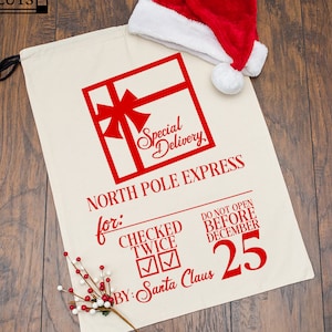 Santa Sack Svg, North Pole Svg, Santa Bag Svg, Christmas Svg, Toy Bag Svg, Gift Bag Svg, Santa Mail Svg, PerfectStylishCuts