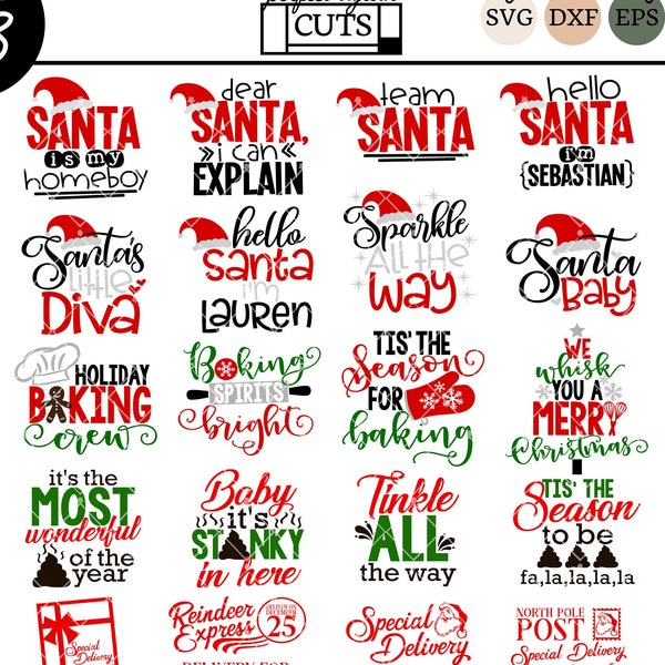 Christmas In July SVG Bundle, Christmas SVG Files, Santa Sack Svg, Christmas Toilet Paper Svg, Boy, Girl, Designs Bundle