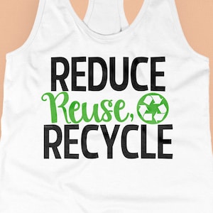 Reduce Reuse Recycle Svg Earth Day SVG DXF EPS Png Files - Etsy