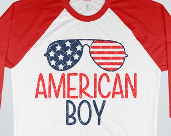 American Boy SVG - Flag Sunglasses Svg, 4th of July Svg, DXF, EPS, Png, Svg Files For Cricut, American Svg, Usa Svg, Patriotic Svg
