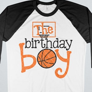 The Birthday Boy Svg, Basketball SVG, DXF, EPS, png Fichiers pour machines de découpe Cameo, Cricut - Basketball Birthday Svg, Sports Birthday Svg